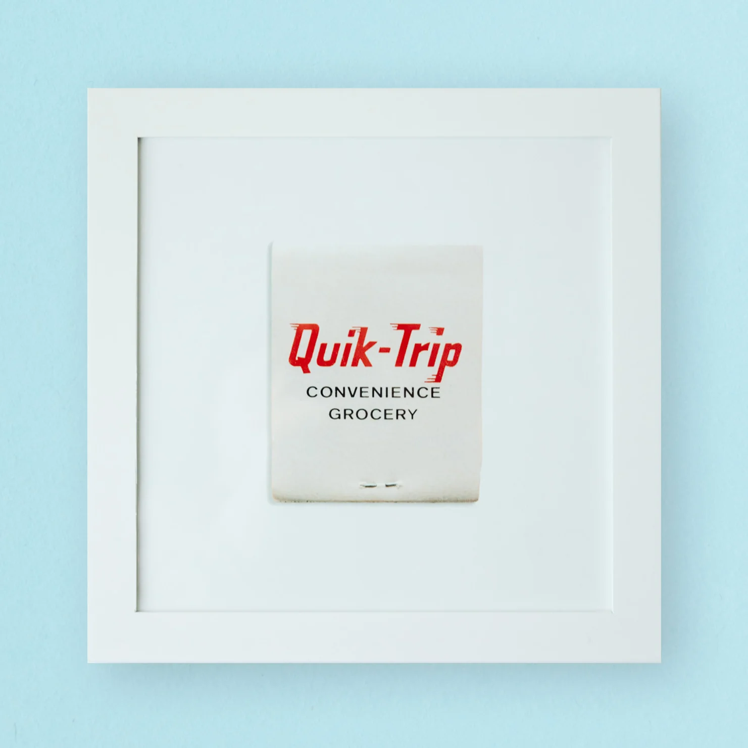 Vintage Quik-Trip Grocery Matchbook Print