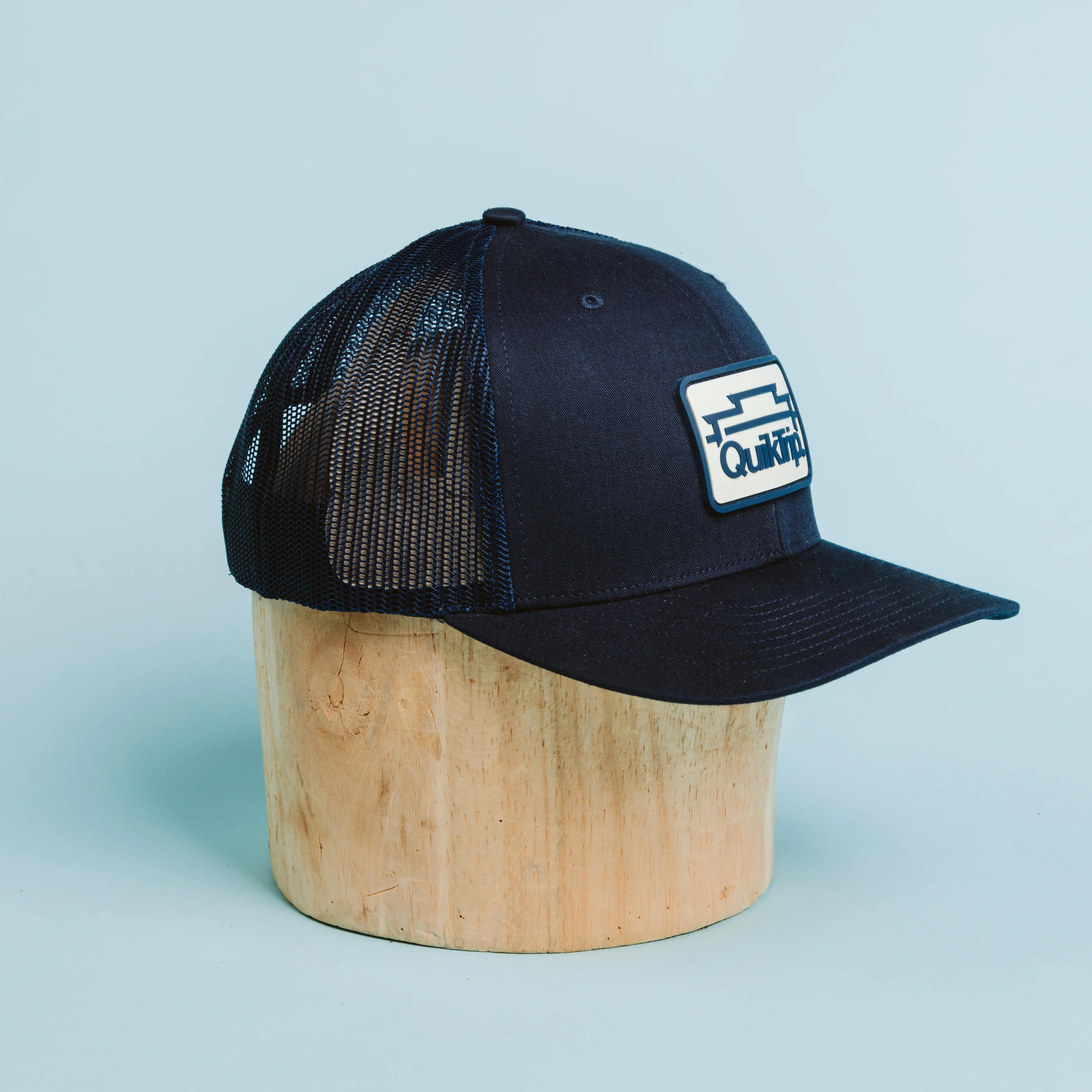 QuikTrip Richardson 112 Navy Rubber Patch Trucker Hat