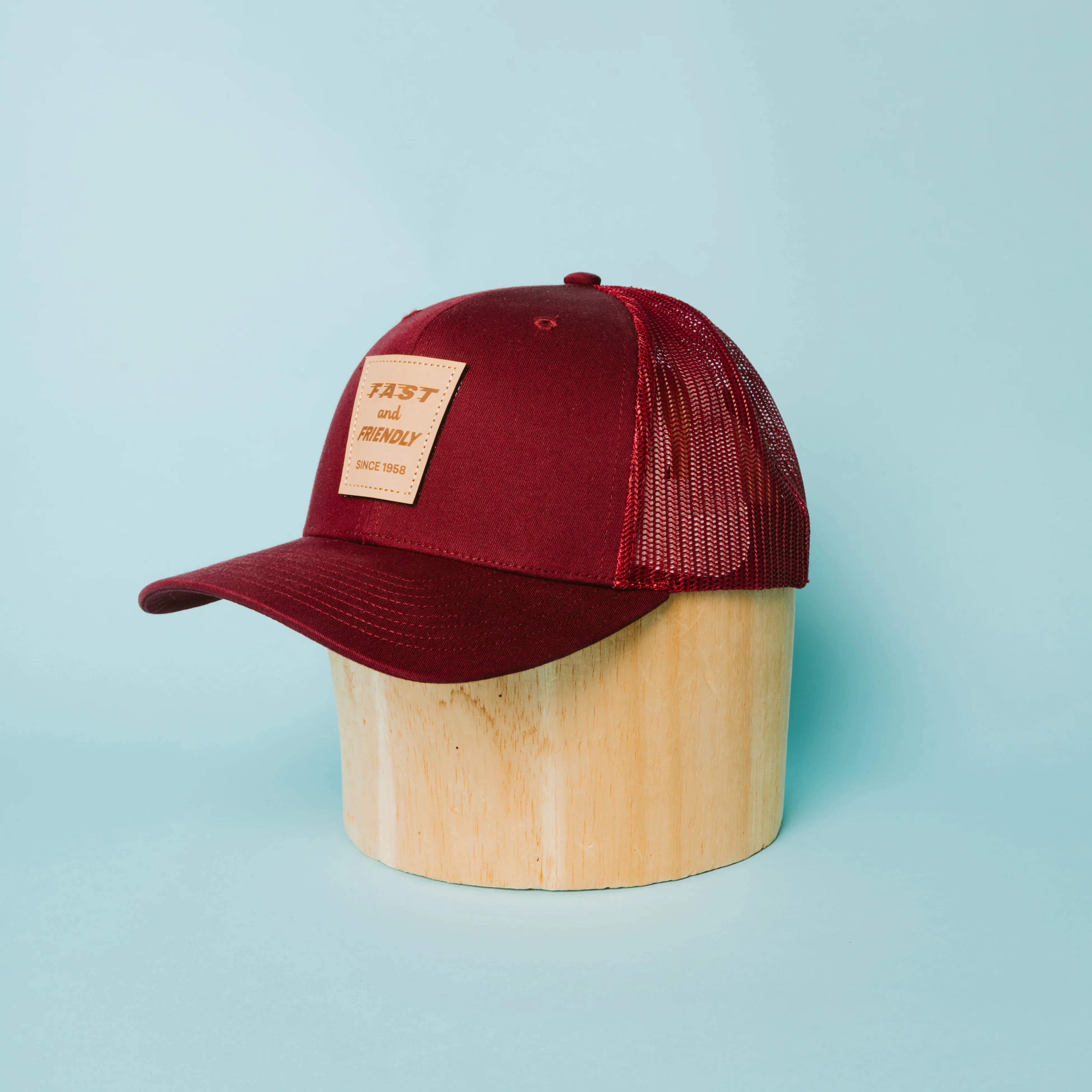 159-quik-trip-fast-and-friendly-cardinal-richardson-112-trucker-hat-4.webp Quik-Trip Fast and Friendly Cardinal Richardson 112 Trucker Hat