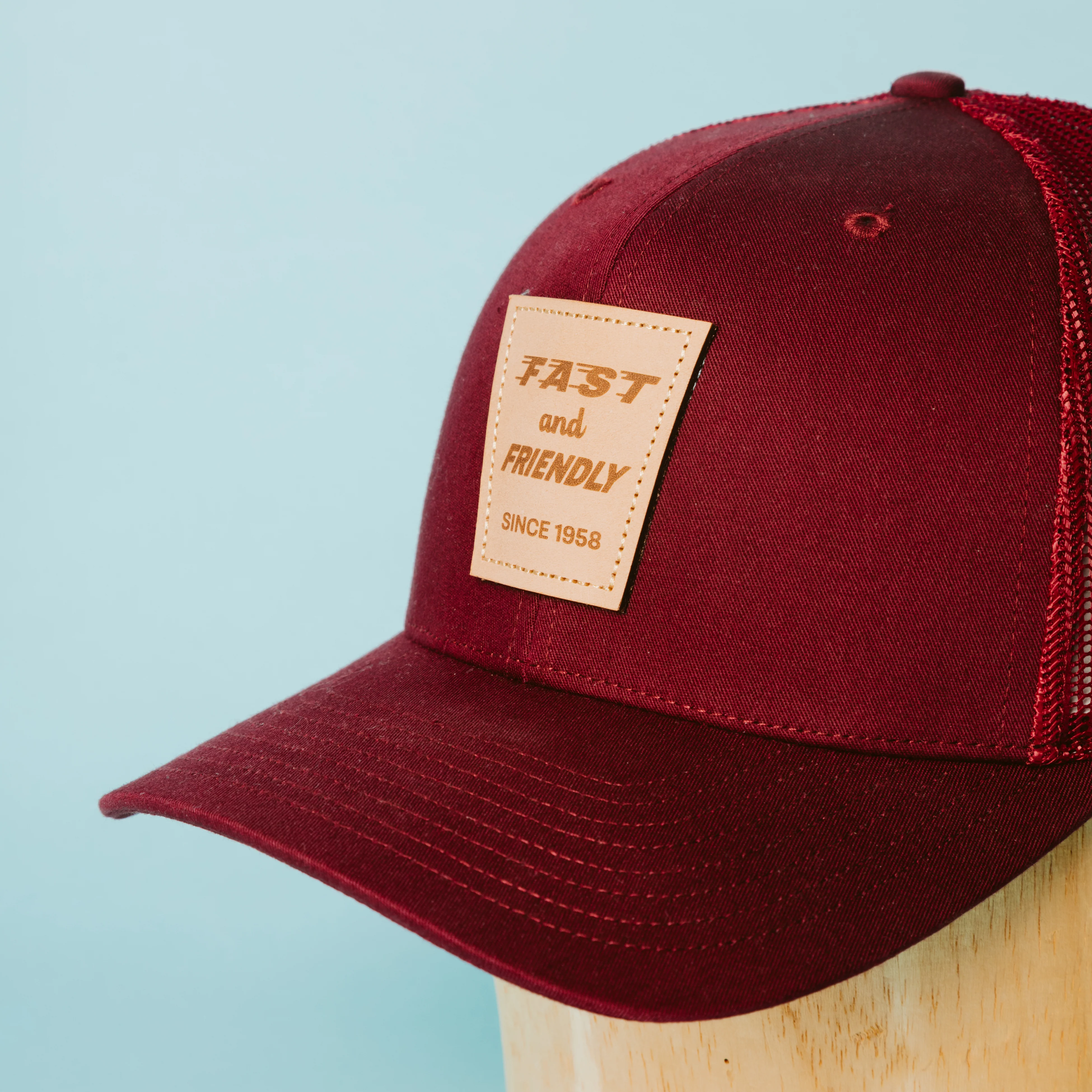 159-quik-trip-fast-and-friendly-cardinal-richardson-112-trucker-hat-5.webp Quik-Trip Fast and Friendly Cardinal Richardson 112 Trucker Hat