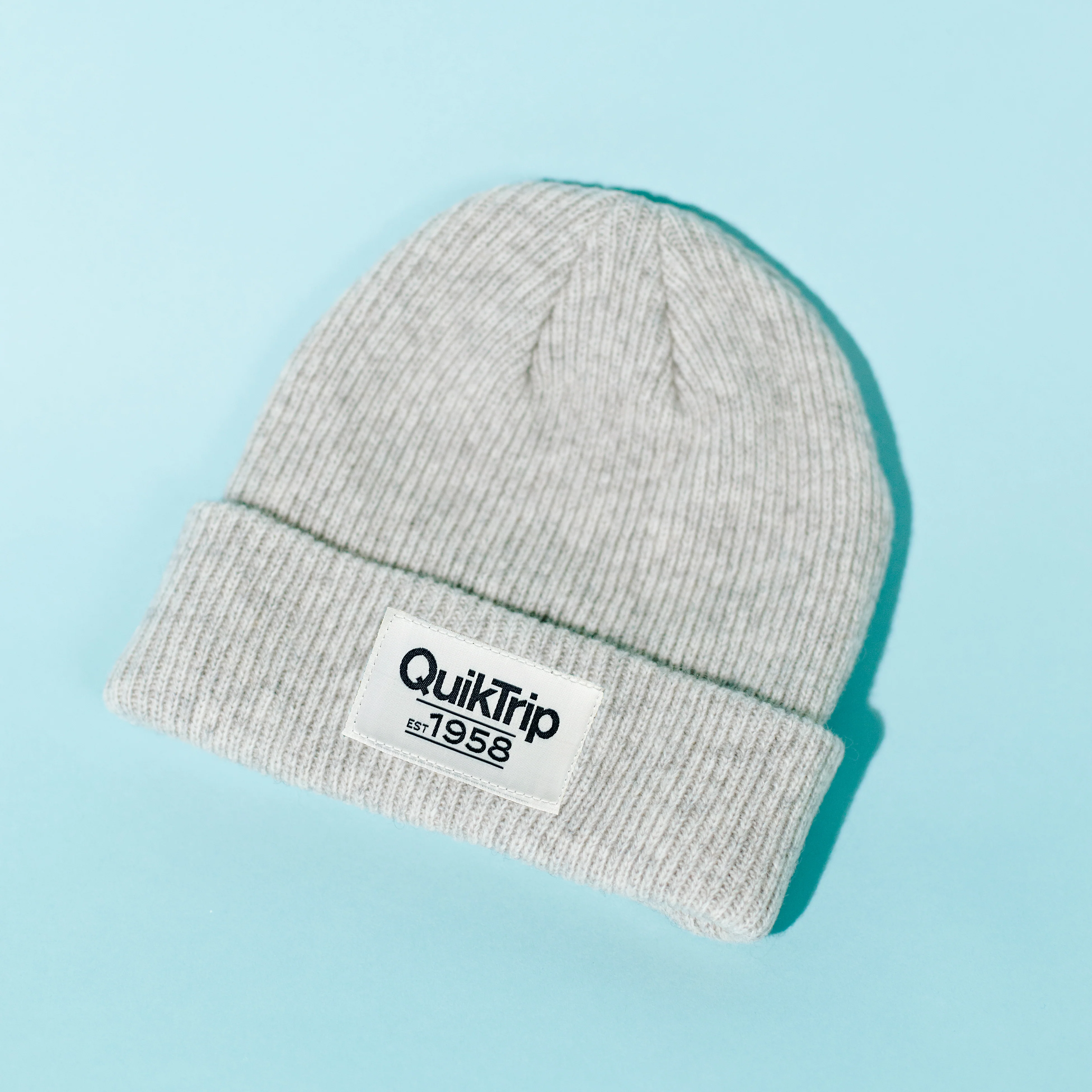 Gray QuikTrip Beanie
