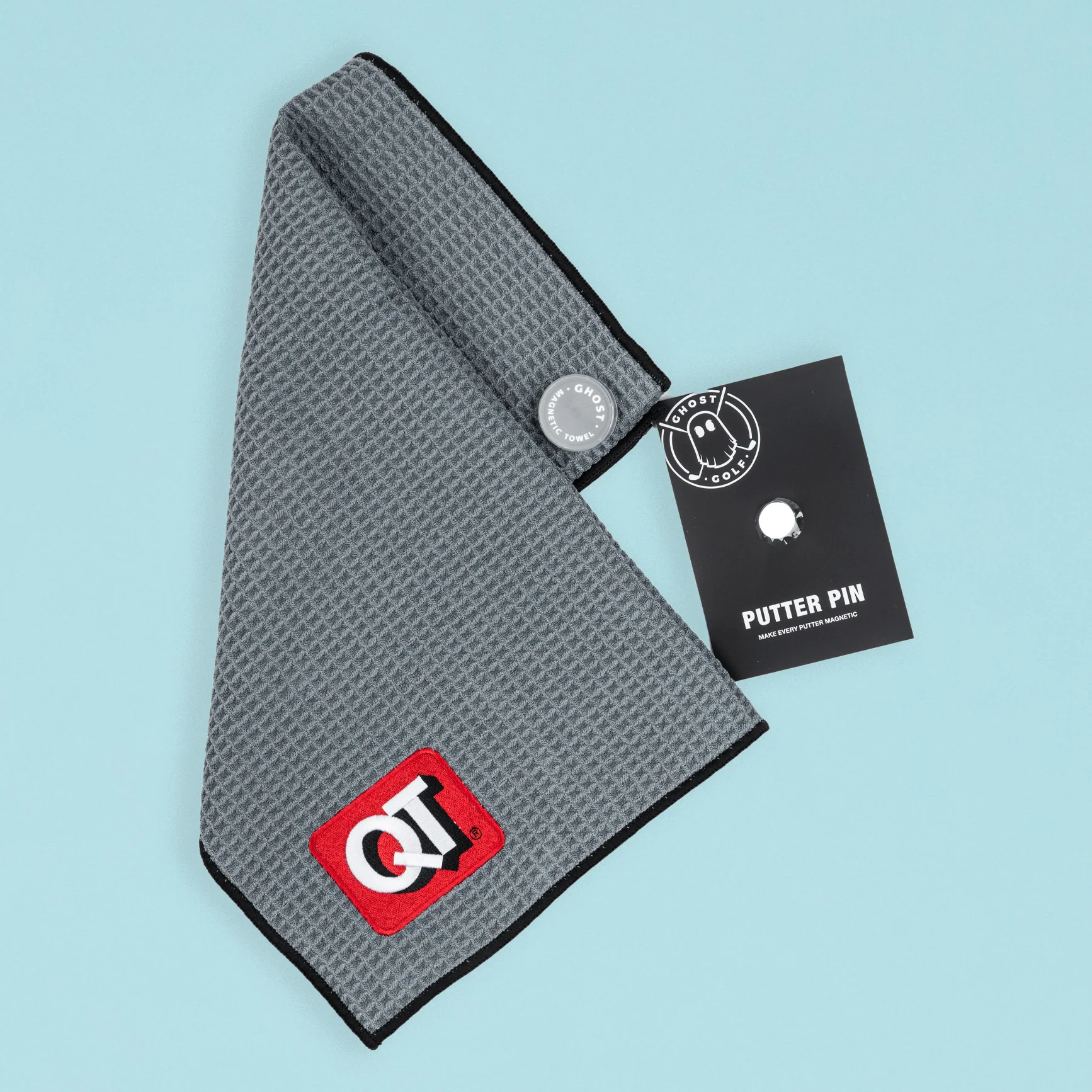 QT Ghost Golf Magnetic Towel