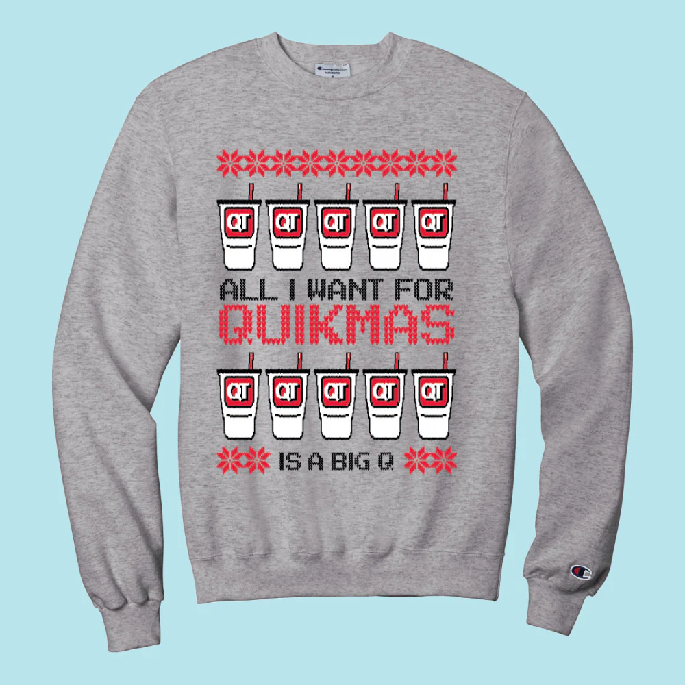 FINAL FEW - QT Christmas Holiday Sweatshirt