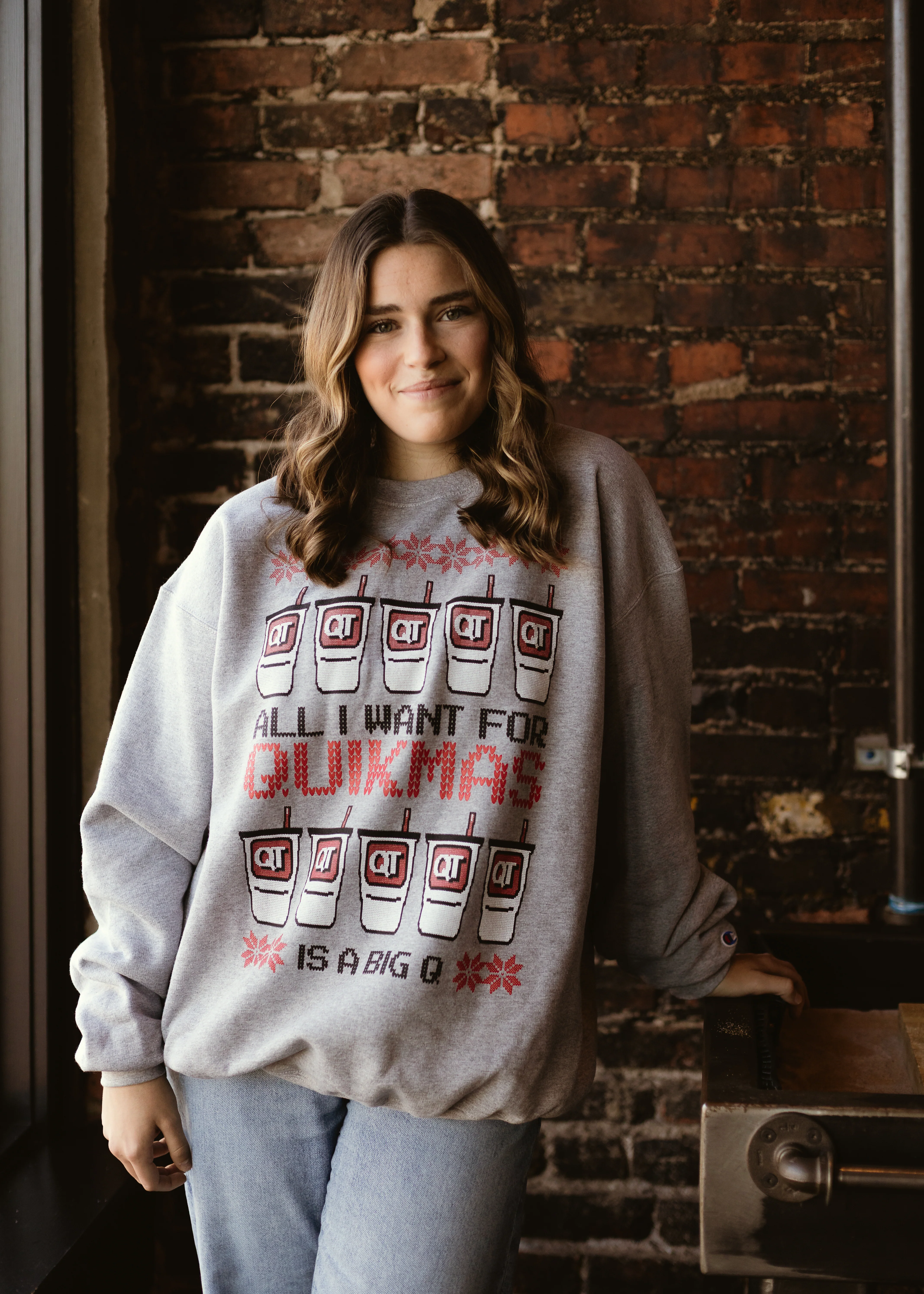 FINAL FEW - QT Christmas Holiday Sweatshirt