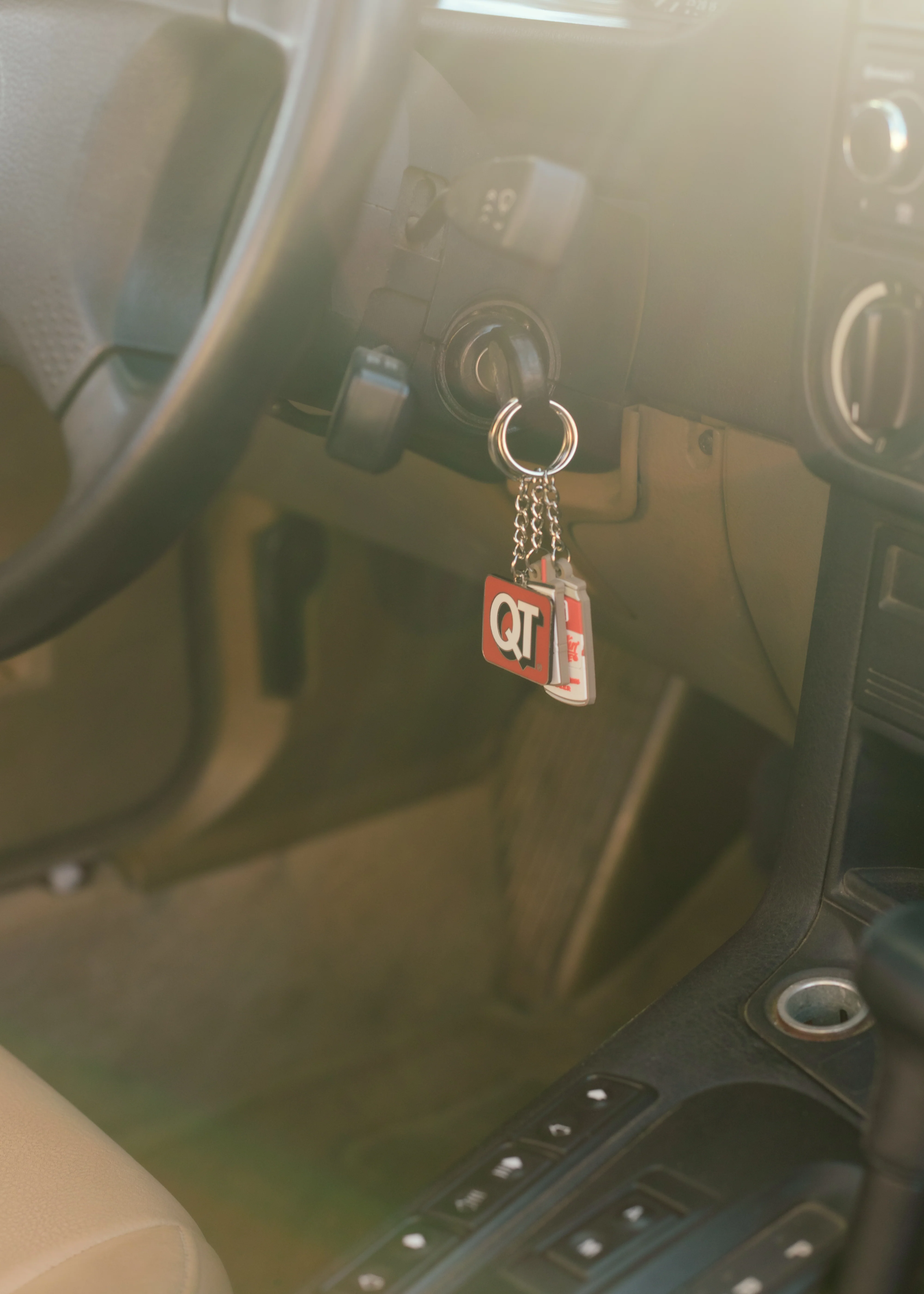 Soft Big Q Cup Keychain