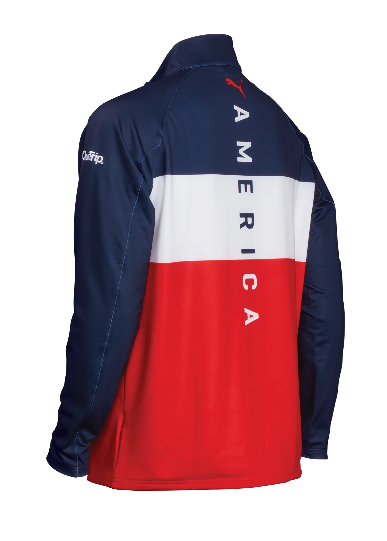 Red/White/Blue Puma Jetstream 1/4 Zip