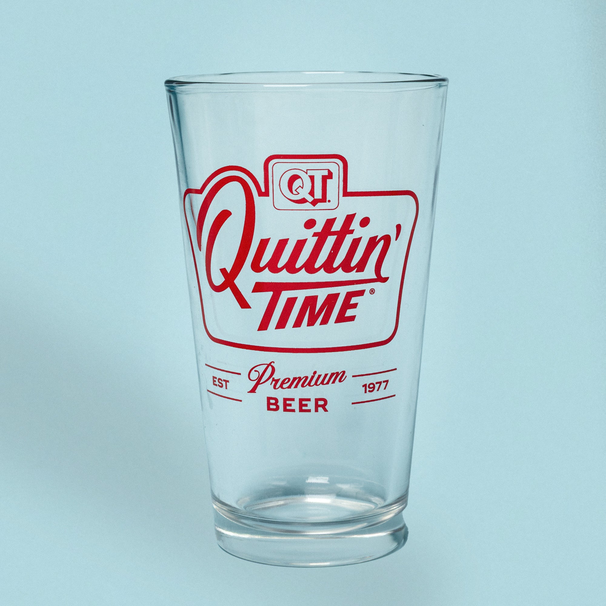 Set of Quittin' Time Pint Glasses
