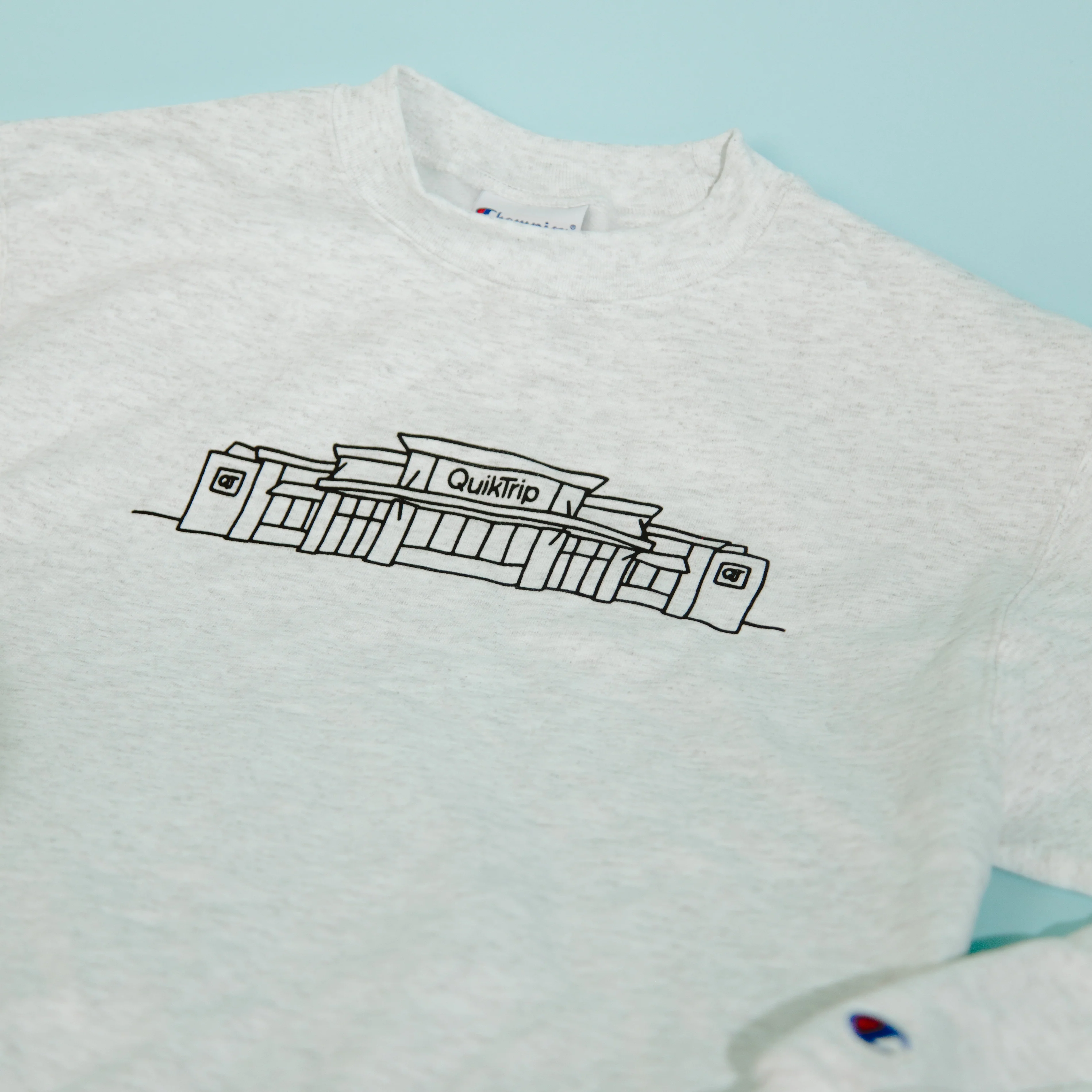 QuikTrip Gray Youth Crewneck Sweatshirt